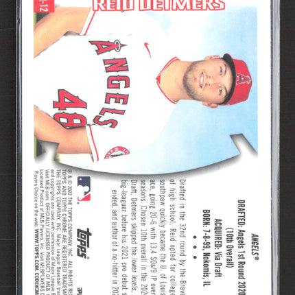 2022 Topps Chrome Youthquake Reid Detmers #YQ-12 RC