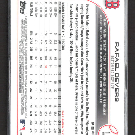2022 Topps Chrome 3D Rafael Devers #171 xfractor