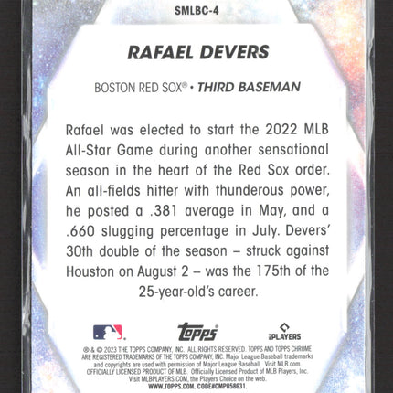 2023 Topps Chrome Stars of MLB Rafael Devers #SMLBC-4