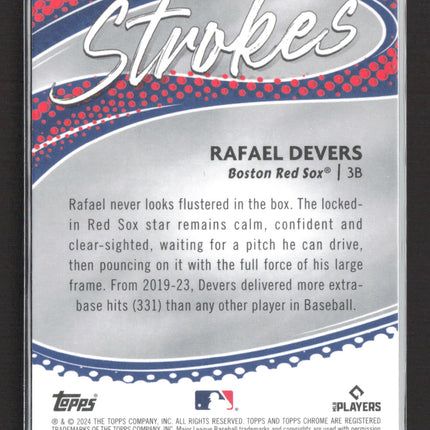 2019 Topps Chrome Strokes Rafael Devers #S-16