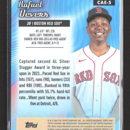 2024 Topps Chrome All-Etch Rafael Devers #CAE-5