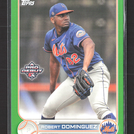2022 Topps Pro Debut Robert Dominguez #PD-160 Green /99