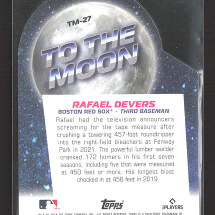 2024 Topps To the Moon Rafael Devers #TM-27