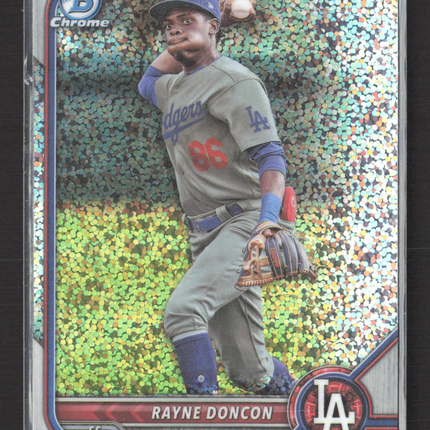 2022 Bowman Draft Chrome Rayne Doncon #BDC-188 Speckle Refractor