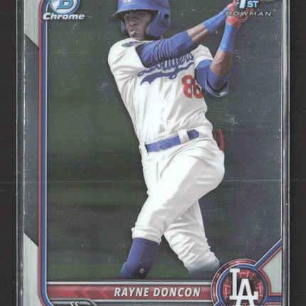 2022 Bowman Chrome Rayne Doncon #BCP-202 1st Bowman