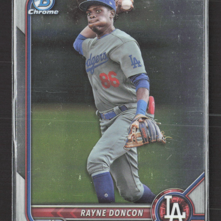 2022 Topps Bowman Draft Chrome Rayne Doncon #BDC-188