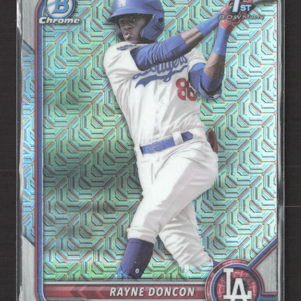 2022 Topps Bowman Chrome Mega Box Rayne Doncon #BCP-202 Mojo Refractor