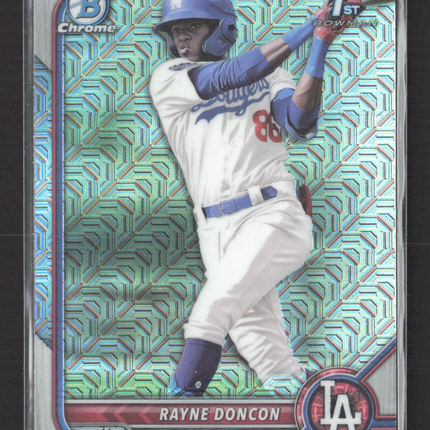 2022 Topps Bowman Chrome Rayne Doncon #BCP-202 Mojo Refractor