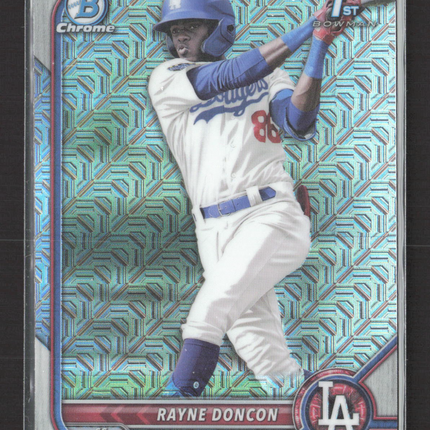 2022 Bowman Chrome Mojo Rayne Doncon #BCP-202 Refractor