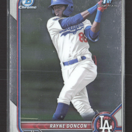 2022 Topps Bowman Chrome Rayne Doncon #BCP-202 1st Bowman