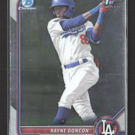 2022 Bowman Chrome Rayne Doncon #BCP-202 1st Bowman