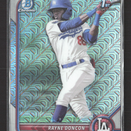 2022 Bowman Chrome Mojo Rayne Doncon #BCP-202 Refractor 1st Bowman