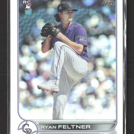 2022 Topps Series 2 Ryan Feltner #373 RC rainbow foil