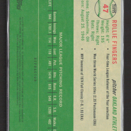 2023 Topps Chrome Rollie Fingers #47 Refractor
