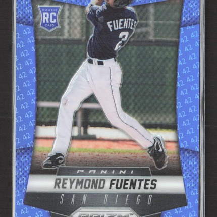 2014 Panini Prizm Reymond Fuentes #175 Blue Jackie Robinson Day RC /42