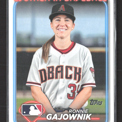 2024 Topps Series Two Women in Baseball Ronnie Gajownik #WIB-3