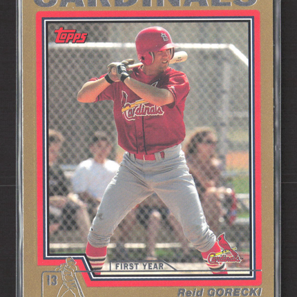 2004 Topps Traded Reid Gorecki #T194 Gold /2004