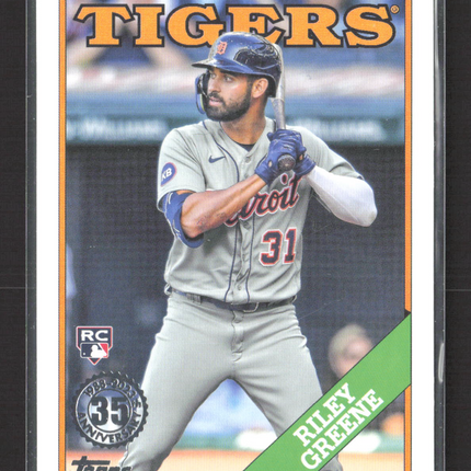 2023 Topps 1988 Topps Baseball Riley Greene #T88-93 RC