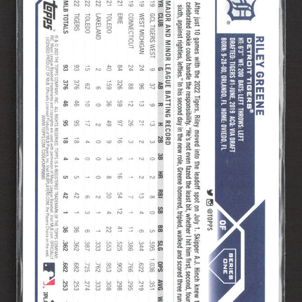 2023 Topps Series One Riley Greene #31 RC