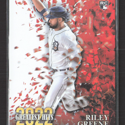 2023 Topps 2022 Greatest Hits Riley Greene #22GH-10 RC