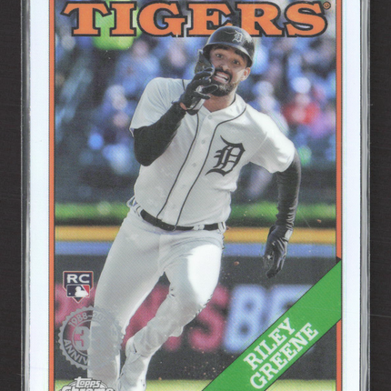 2023 Topps Chrome 1988 Topps Baseball Riley Greene #88CU-9 RC