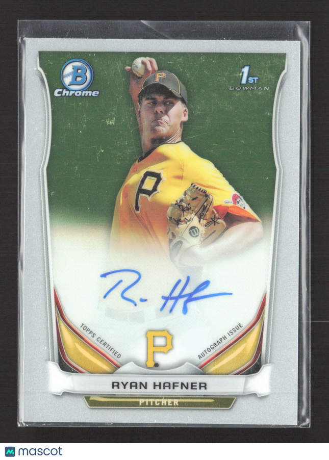 2014 Topps Bowman Chrome Ryan Hafner #BCAP-RHA 1st Bowman auto