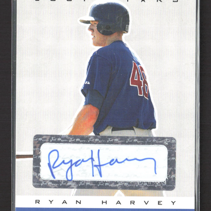 2007 Just Minors Just Stars White Edition Ryan Harvey #39 auto