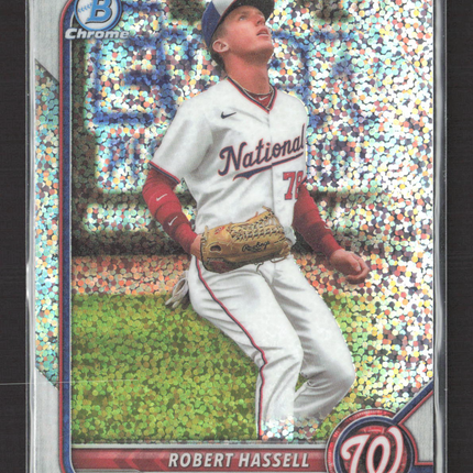 2022 Bowman Chrome Draft Robert Hassell #BDC-169 Speckle Refractor