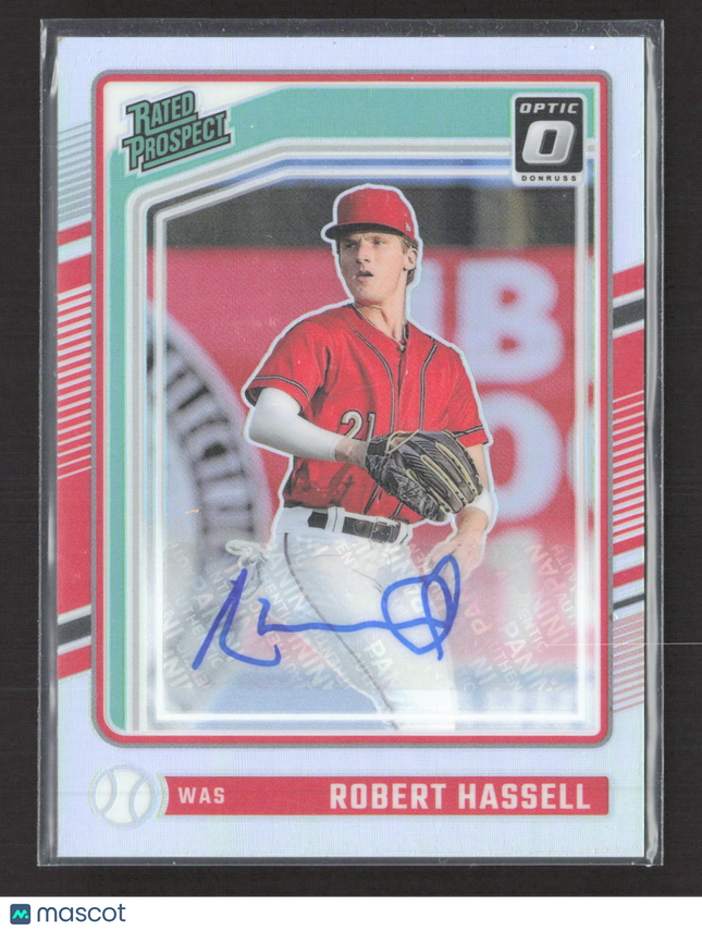 2024 Panini Donruss Optic Robert Hassell #117 auto