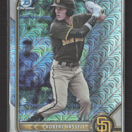 2022 Bowman Chrome Robert Hassell #BCP-169 Mojo Refractor