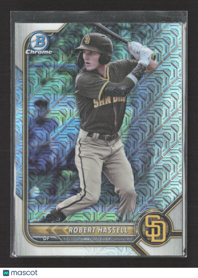 2022 Bowman Chrome Robert Hassell #BCP-169 Mojo Refractor