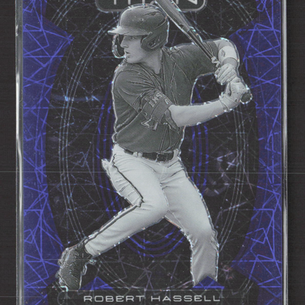 2023 Panini Chronicles Titan Baseball Robert Hassell #16 blue /99