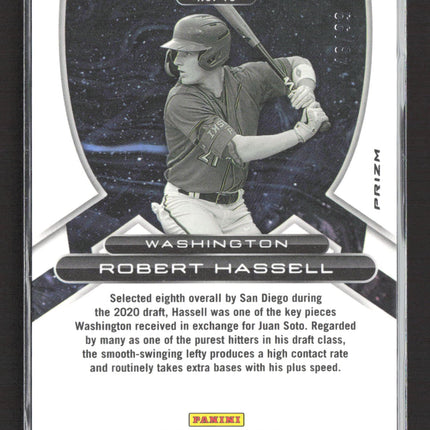 2023 Panini Chronicles Titan Baseball Robert Hassell #16 blue /99