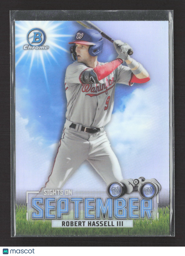 2023 Bowman Chrome Sights on September Robert Hassell III #SOS-13