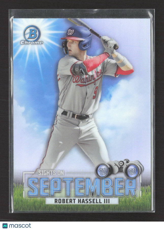2023 Bowman Chrome Sights on September Robert Hassell III #SOS-13