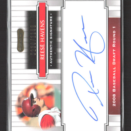 2008 Razor Signature Series Reese Havens #122 0230/1199 Auto