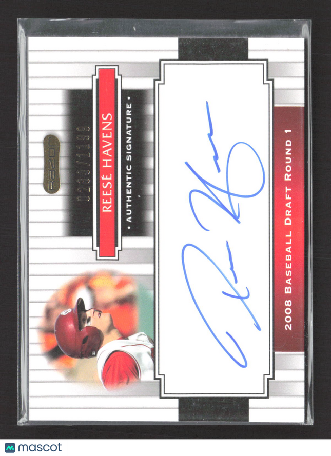 2008 Razor Signature Series Reese Havens #122 0230/1199 Auto