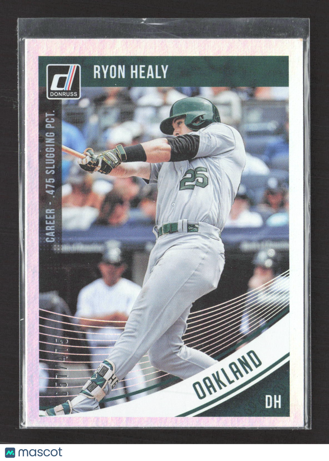 2018 Panini Donruss Ryon Healy #121 holo