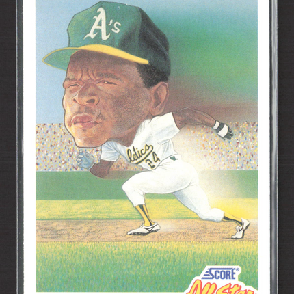1991 Score All-Star Rickey Henderson #397