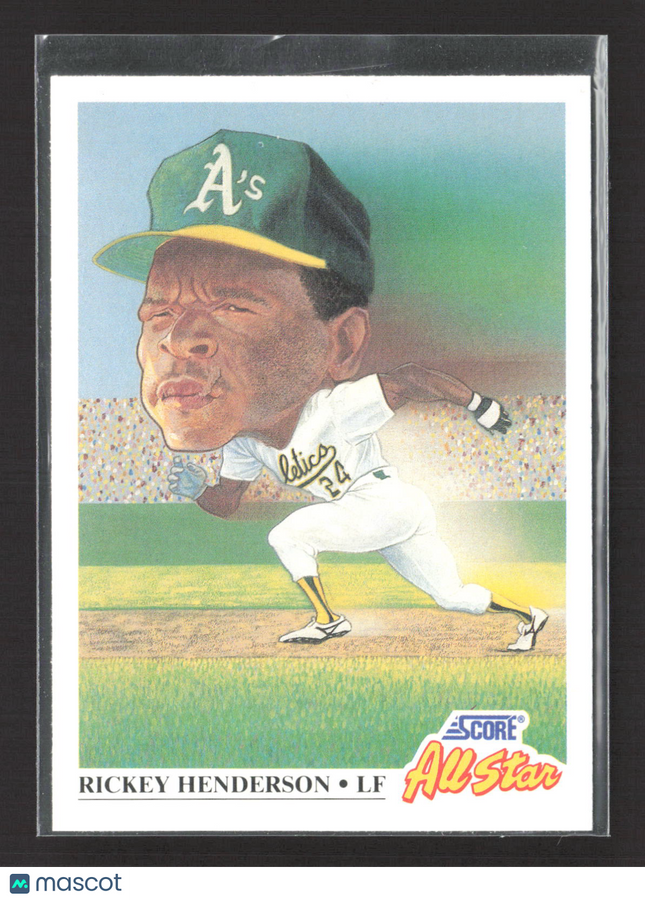1991 Score All-Star Rickey Henderson #397