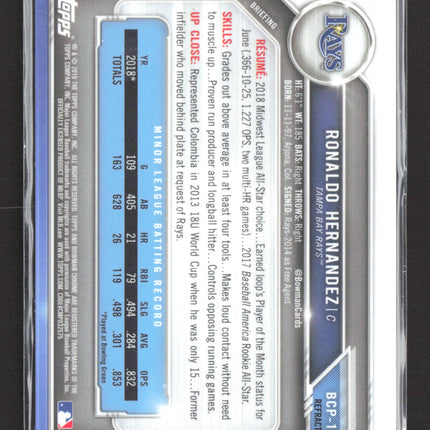 2019 Bowman Chrome Ronaldo Hernandez #BCP-146 Refractor 097/499