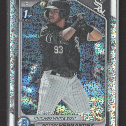 2024 Bowman Chrome Ronny Hernandez #BCP-92 Speckle Refractor 1st Bowman