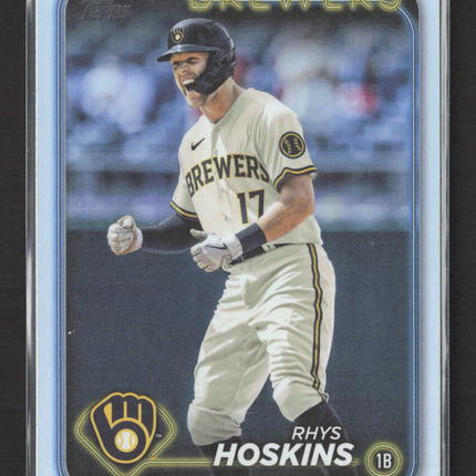 2024 Topps Series 2 Rhys Hoskins #357 rainbow foil