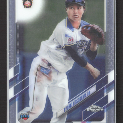 2021 Topps Chrome NPB Ryohei Hosokawa #91 RC