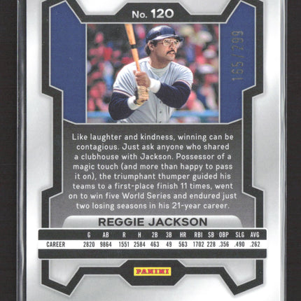 2024 Panini Prizm Reggie Jackson #120 Red 165/299