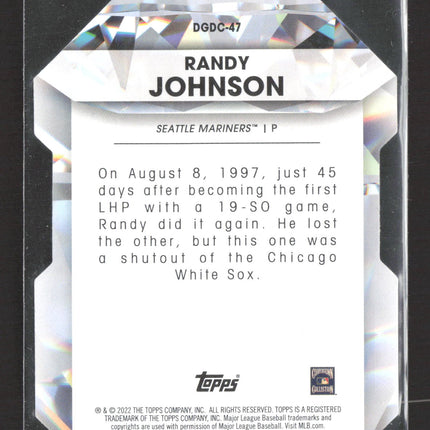 2022 Topps Diamond Greats Die-Cut Randy Johnson #DGDC-47