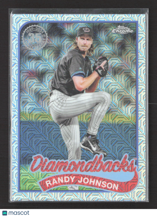 2024 Topps Chrome 1989 Topps Baseball Randy Johnson #2T89C-90 Silver Mojo