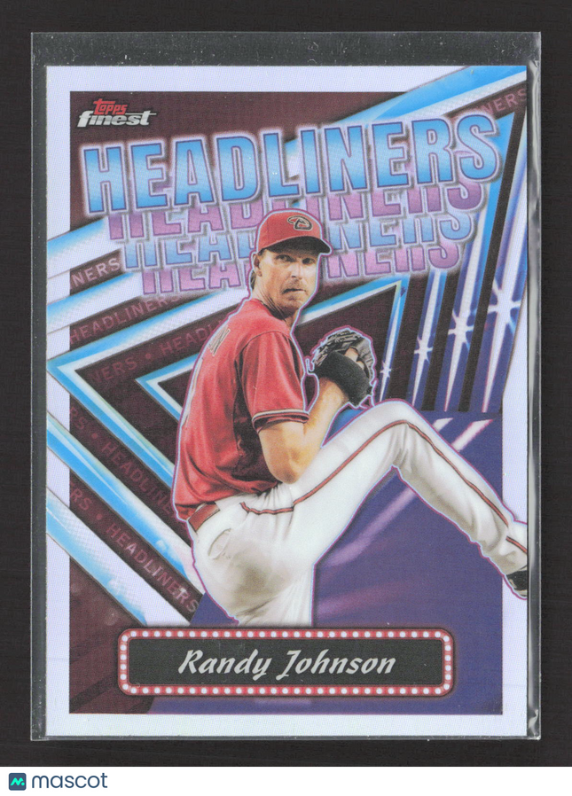 2023 Topps Finest Headliners Randy Johnson #FH-10 holo