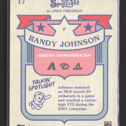 2024 Topps Spotlight by Andy Friedman Randy Johnson #17