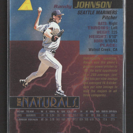 1994 Pinnacle The Naturals Randy Johnson #10